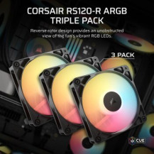 Corsair Lüfter 120*120*25 RS120-R ARGB PWM Triple Pack