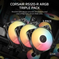 Corsair Lüfter 120*120*25 RS120-R ARGB PWM Triple Pack
