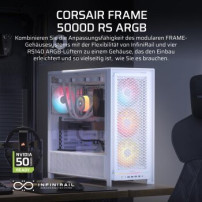 Corsair Geh Midi FRAME 5000D RS ARGB Airflow Case White