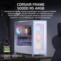 Corsair Geh Midi FRAME 5000D RS ARGB Airflow Case White