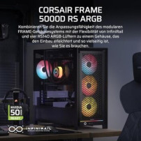 Corsair Geh Midi FRAME 5000D RS ARGB Airflow Case Black
