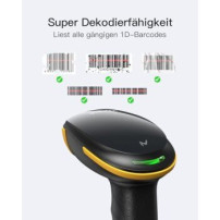 Inateck Barcodescanner 21 black[BCST-21_Black]