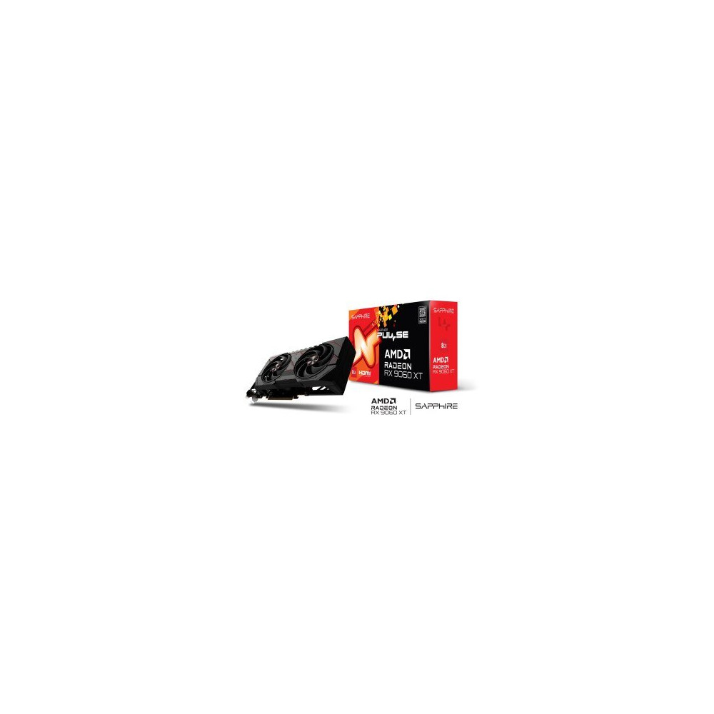 Sapphire Radeon RX9060XT Pulse Gaming OC 8GBGDDR6 2xHDMI DP