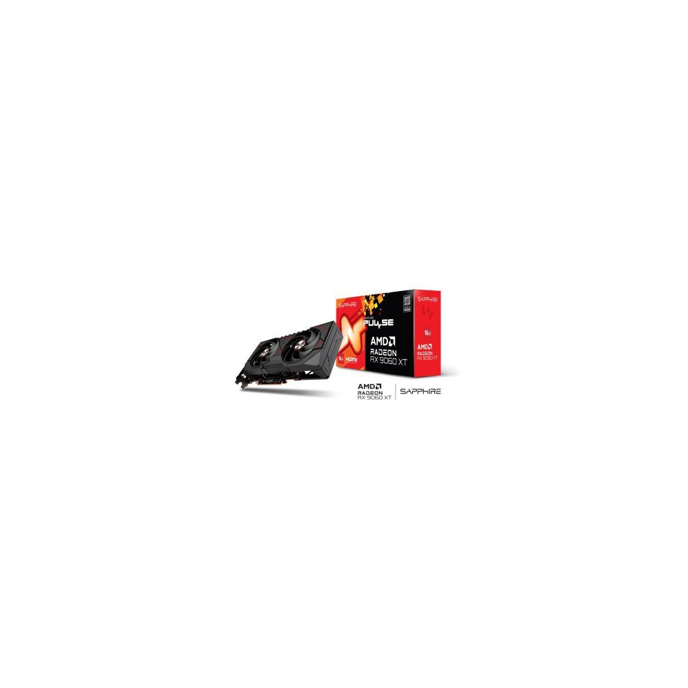 Sapphire Radeon RX9060XT Pulse Gaming OC 16GBGDDR6 2xHDMI DP