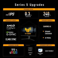 ASUS TUF Gaming VG279QML5A Monitor PC 68,6 cm (27″) 1920 x 1080 Pixel Full HD LCD Nero