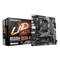 GIGABYTE B550M DS3H R2 Scheda madre - CPU AMD Ryzen 5000, VRM a 5+3 fasi, fino a 4733 MHz DDR4 (O.C.), 1x M.2 PCIe 4.0 +