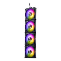 XPG HURRICANE MAG Case per computer Ventilatore 12 cm Nero 4 pz