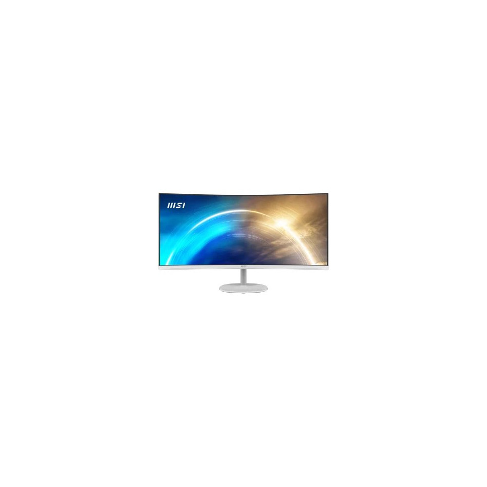 MSI Pro MP341CQWDE Monitor PC 86,4 cm (34″) 3440 x 1440 Pixel UltraWide Quad HD Bianco