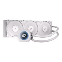 Corsair Nautilus 360 LCD Liquid CPU Cooler - White