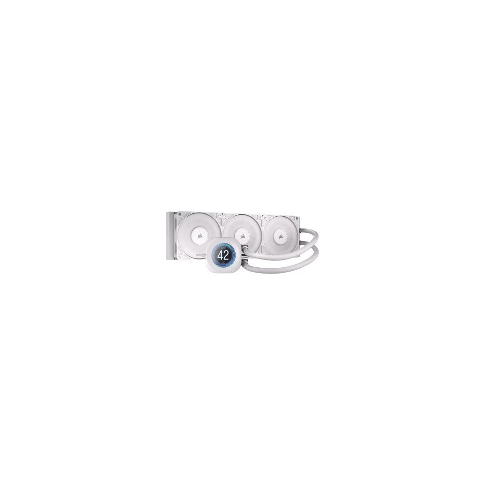 Corsair Nautilus 360 LCD Liquid CPU Cooler - White
