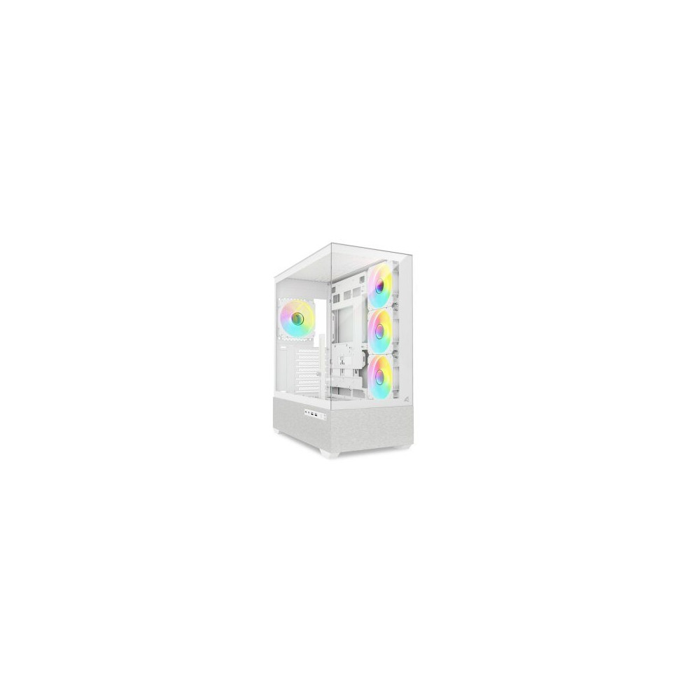 Sharkoon AK7 ARGB weiss Tempered Glass x 2