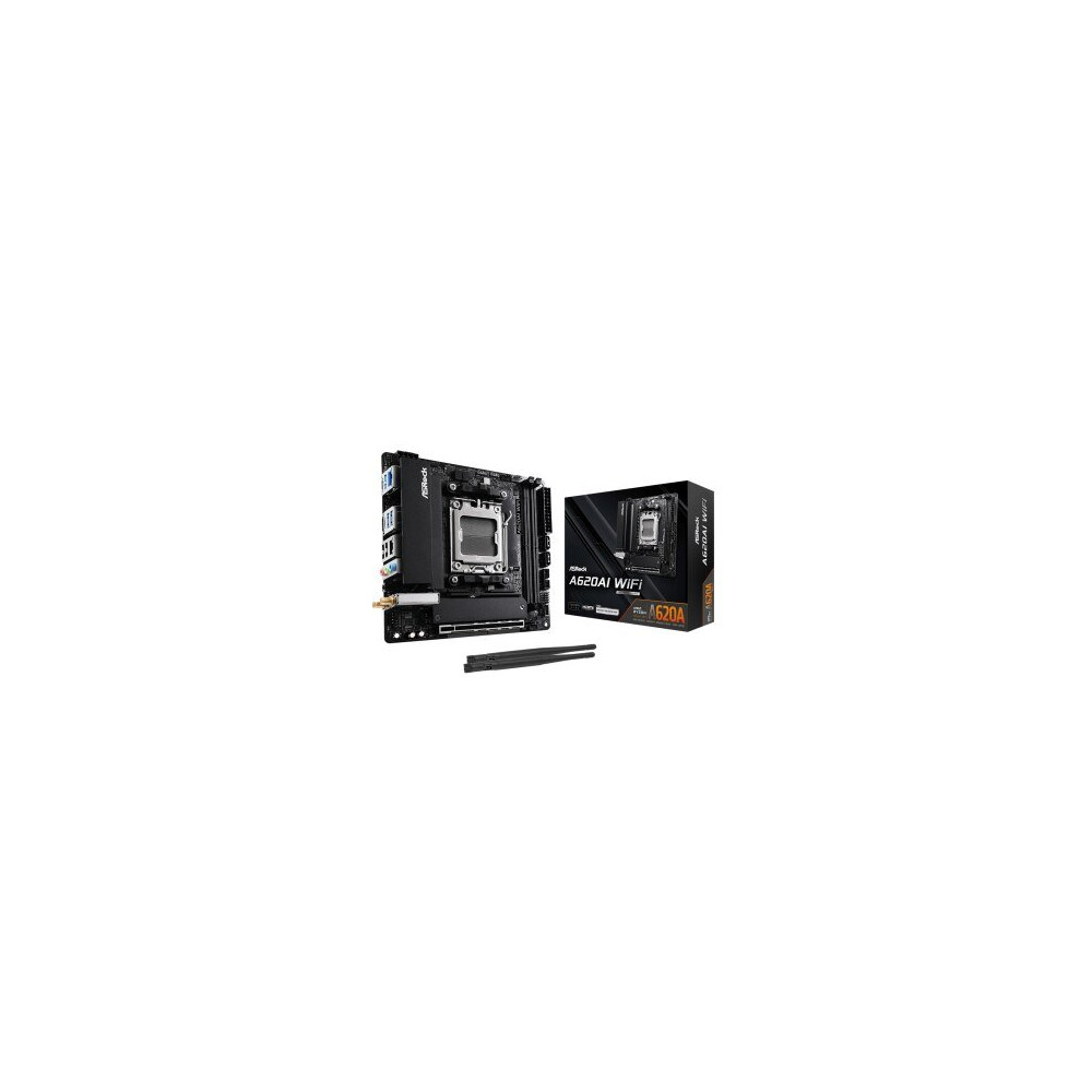 ASRock A620AI WiFi AM5 mITX HDMI DDR5 retail - AMD Sockel AM5 (Ryzen Zen4) - DDR5