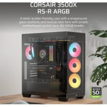 Corsair 3500X RSR ARGB Tempered Glass Mid-Tower Black
