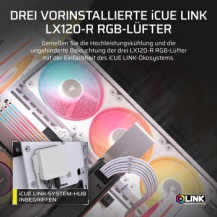 Corsair 3500X LXR LINK Tempered Glass Mid-Tower White