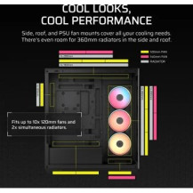 Corsair 3500X LXR LINK Tempered Glass Mid-Tower Black