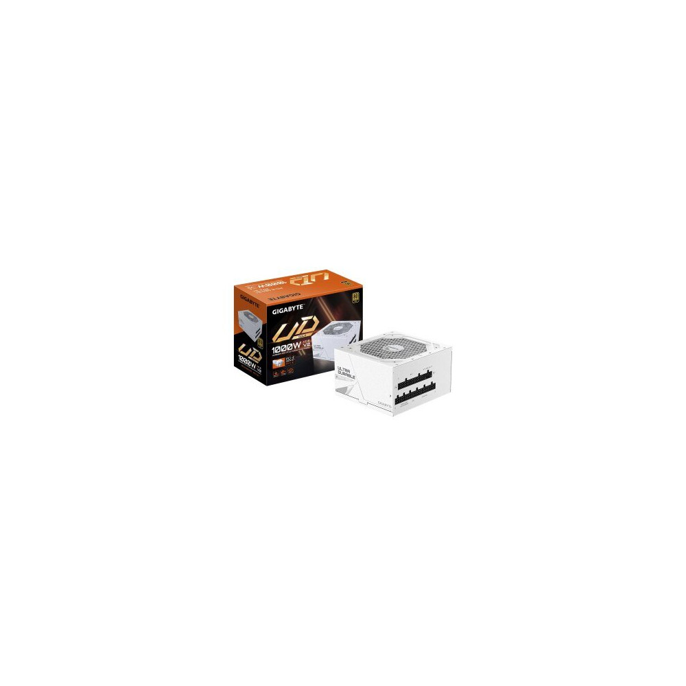GIGABYTE UD1000GM PG5 V2 ICE Alimentatore – PCIe Gen 5.1, 80 PLUS Gold, Design completamente modulare, Ventola da 120
