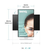 BenQ GW2490TC Monitor PC 61 cm (24″) 1920 x 1080 Pixel Full HD LED Nero, Bianco