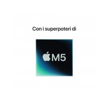 MacBook Pro 14" Apple M5 chip con 10-core CPU and 10-core GPU, 16GB, 1TB SSD - Silver