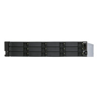 QNAP TL-R1200S-RP contenitore di unità di archiviazione Box esterno HDD/SSD Nero, Grigio 2.5/3.5"