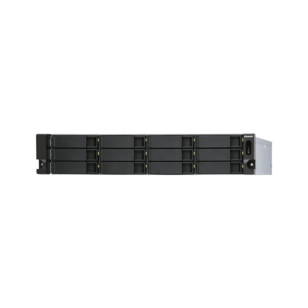 QNAP TL-R1200S-RP contenitore di unità di archiviazione Box esterno HDD/SSD Nero, Grigio 2.5/3.5"