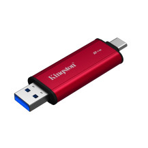 Kingston Technology 2TB Dual USB-A/C Portable SSD, Up to 1050MB/s USB 3.2 Gen 2