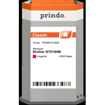 compatibile con Brother BTD180M magenta  Prindo Classic magenta Cartuccia d'inchiostro