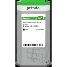 compatibile con Brother LC1280XLBK nero  Prindo Green XL nero Cartuccia d'inchiostro