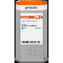 compatibile con Brother LC1280XLC ciano  Prindo Classic XL ciano Cartuccia d'inchiostro