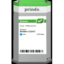 compatibile con Brother LC221C ciano  Prindo Green ciano Cartuccia d'inchiostro