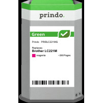 compatibile con Brother LC221M magenta  Prindo Green magenta Cartuccia d'inchiostro