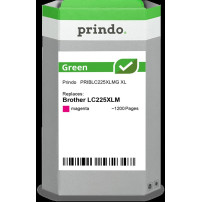 compatibile con Brother LC225XLM magenta  Prindo Green XL magenta Cartuccia d'inchiostro