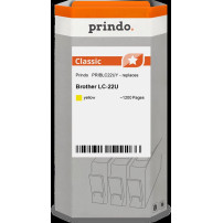 compatibile con Brother LC22UY giallo  Prindo Classic giallo Cartuccia d'inchiostro