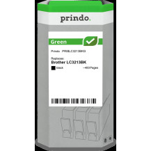 compatibile con Brother LC3213BK nero  Prindo Green XL nero Cartuccia d'inchiostro