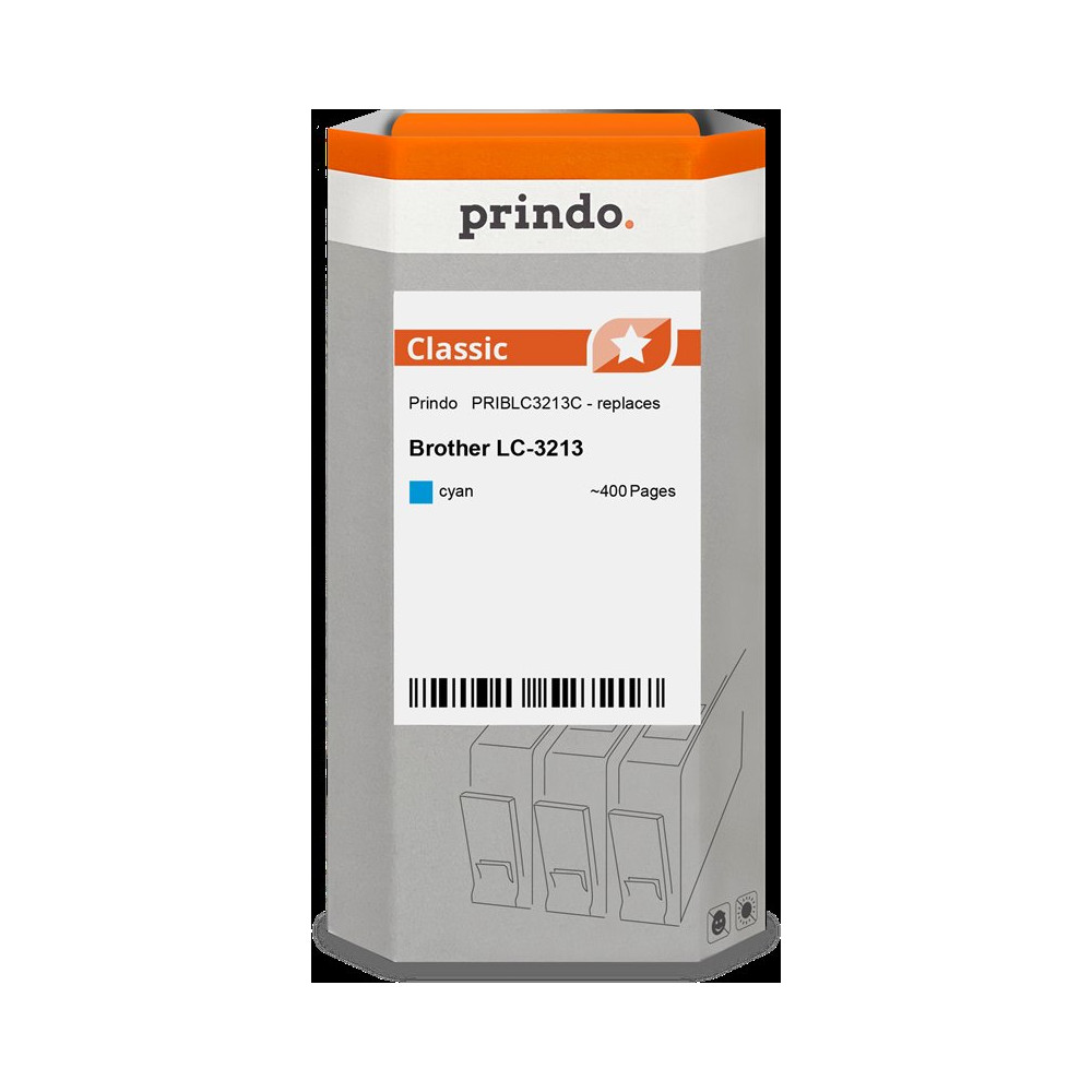 compatibile con Brother LC3213C ciano  Prindo Classic XL ciano Cartuccia d'inchiostro