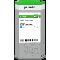 compatibile con Brother LC3213C ciano  Prindo Green XL ciano Cartuccia d'inchiostro
