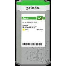 compatibile con Brother LC3213Y giallo  Prindo Green XL giallo Cartuccia d'inchiostro