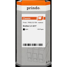 compatibile con Brother LC3217BK nero  Prindo Classic nero Cartuccia d'inchiostro