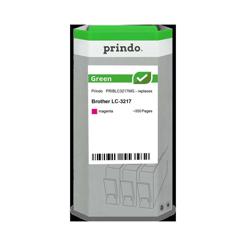compatibile con Brother LC3217M magenta  Prindo Green magenta Cartuccia d'inchiostro