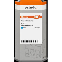 compatibile con Brother LC421C ciano  Prindo Classic ciano Cartuccia d'inchiostro