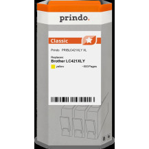 compatibile con Brother LC421XLY giallo  Prindo Classic XL giallo Cartuccia d'inchiostro