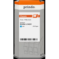 compatibile con Brother LC422C ciano  Prindo Classic ciano Cartuccia d'inchiostro