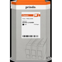 compatibile con Brother LC424BK nero  Prindo Classic nero Cartuccia d'inchiostro