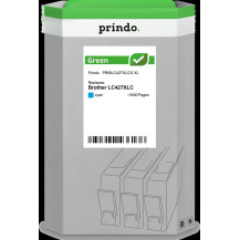 compatibile con Brother LC427XLC ciano  Prindo Green XL ciano Cartuccia d'inchiostro