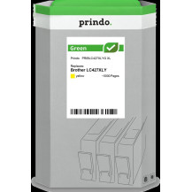 compatibile con Brother LC427XLY giallo  Prindo Green XL giallo Cartuccia d'inchiostro