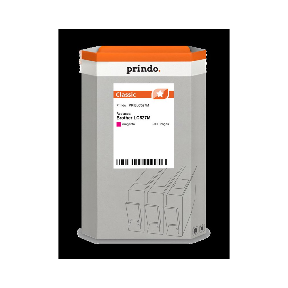 compatibile con Brother LC527M magenta  Prindo Classic magenta Cartuccia d'inchiostro