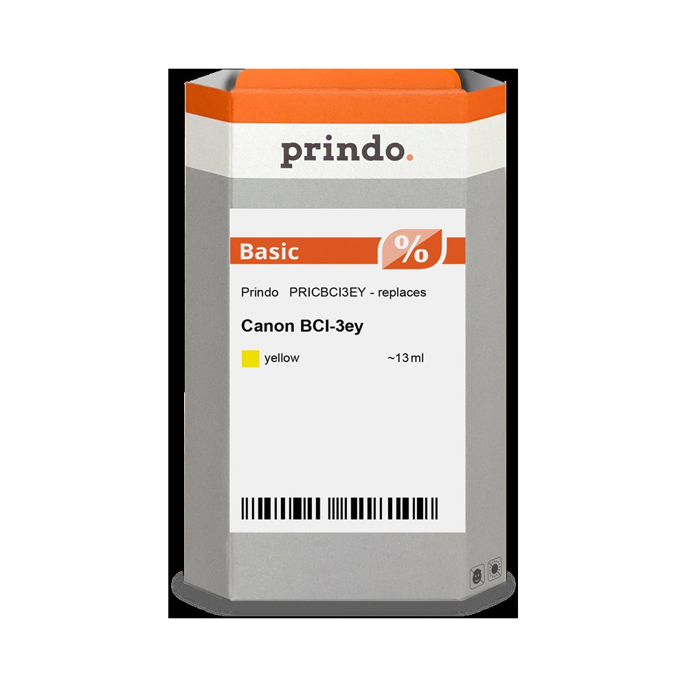 Prindo Basic giallo Cartuccia d'inchiostro