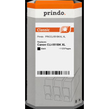 compatibile con Canon CLI-551BK XL nero (6443B001)  Prindo Classic XL nero Cartuccia d'inchiostro