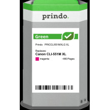 compatibile con Canon CLI-551M XL magenta (6445B001)  Prindo Green XL magenta Cartuccia d'inchiostro