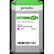 compatibile con Canon CLI-571m XL magenta (0333C001)  Prindo Green XL magenta Cartuccia d'inchiostro
