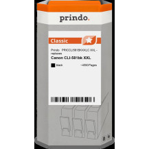 compatibile con Canon CLI-581bk XXL nero (1998C001)  Prindo Classic XXL nero Cartuccia d'inchiostro